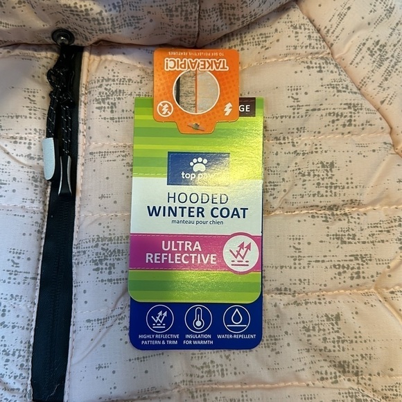 NWT Top paw dog winter jacket size 2X - Picture 3 of 6